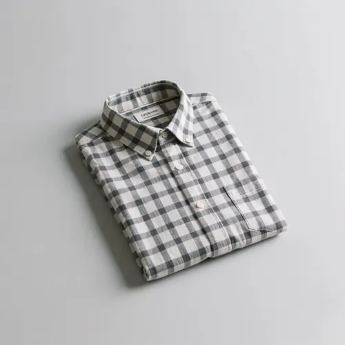 全棉格仔襯衫